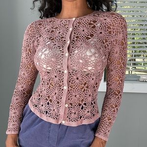 Vintage crochet cardigan